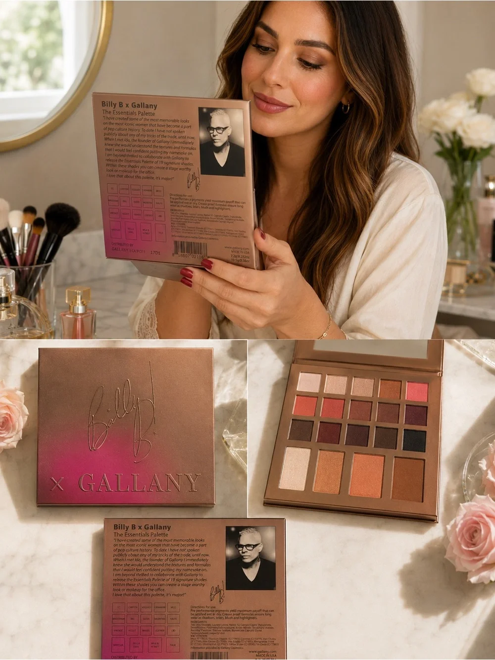 Eyeshadow Palette — Rose & Neutral Shades